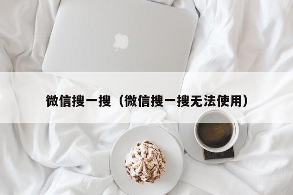 微信搜一搜（微信搜一搜无法使用）